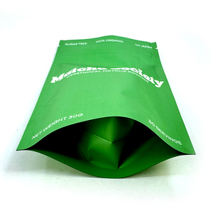 กระเป๋าซิปตั้งโลโก้ของคุณเองวัสดุอลูมิเนียมฟอยล์กันกลิ่นตัวอย่างฟรี MOQ 500ชิ้นปรับแต่งดีไซน์ของคุณเอง - Product Image 3