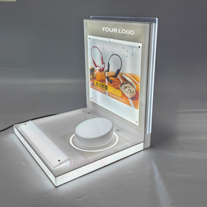 Tùy chỉnh ánh sáng lên kỹ thuật số 3C triển lãm sản phẩm đứng máy tính để bàn LED Acrylic Rack hiển thị - Product Image 6