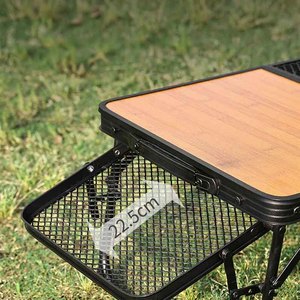 Tavolo da Picnic Pieghevole in Alluminio Moderno, Resistente e Impermeabile, <span class=keywords><strong>con</strong></span> Cuscino ad Asciugatura Rapida - Product Image 2