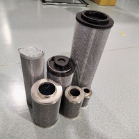 Filtre à huile hydraulique haute pression JUNLV OEM pour machines de construction industrielles, matériau en fibre de verre, filtration 100 microns