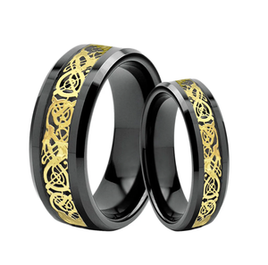Anillos de <span class=keywords><strong>boda</strong></span> <span class=keywords><strong>originales</strong></span> al por mayor <span class=keywords><strong>para</strong></span> hombre y mujer, anillos de <span class=keywords><strong>boda</strong></span>, juego de parejas, anillo de oro amarillo de 18K, 8mm y 6mm <span class=keywords><strong>para</strong></span> parejas - Product Image 3