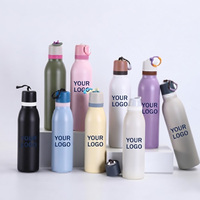 Neu Eingetroffene Tragbare Vakuum-Thermoskanne mit Trageriemen OEM ODM Reise-Souvenir Individuell Bedruckte Edelstahl Isolierte Wasserflasche