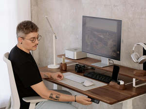 Dự Án Văn Phòng Điện Đứng Bàn Cho Nhà Đồ Nội Thất Văn Phòng Chiều Cao Có Thể Điều Chỉnh Bảng Bàn Officespace Bàn Máy Tính - Product Image 4