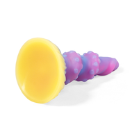 Dildo fantaisie pieuvre lumineux et souple en silicone avec ventouse, modèle monstre des profondeurs, pour femmes