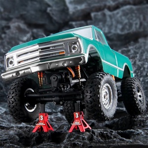 1 Uds. Herramienta de decoración de soporte de reparación de gato ajustable de altura de Metal de simulación para modelo de coche de radiocontrol <span class=keywords><strong>Axial</strong></span> <span class=keywords><strong>SCX24</strong></span> 1/18 1/24 - Product Image 3
