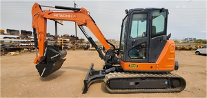 Petite excavatrice Hitachi d'occasion, originale du Japon, mini-excavatrice ZX60, excavatrice d'occasion à vendre - Product Image 3