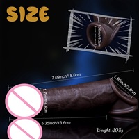 Manchon en silicone liquide pour homme, triple verrouillage, pour l'agrandissement et l'épaississement du pénis, usage adulte, ensemble manchon cristal