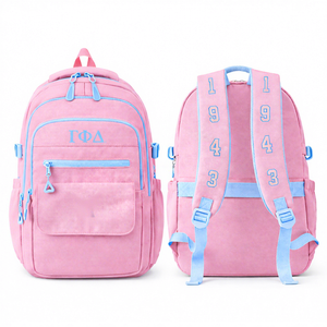 Gamma Phi Delta GPD Sorority 3D Style High Quality <b>Backpack</b> Sports & Travel Modern School Bag Customized Logo Design - Product Image 1