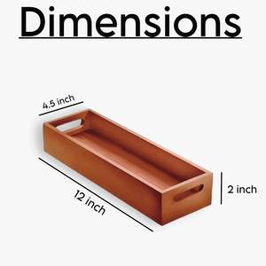 Bandeja de madera para servir de buena calidad, bandeja multiusos para servir té en el desayuno a precio de exportación - Product Image 5