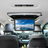 Moniteur TV de toit pour bus 19 pouces, écran LCD pour véhicule commercial, moniteur de toit rabattable, vidéo multimédia, moniteur TV pour bus MPV 24V
