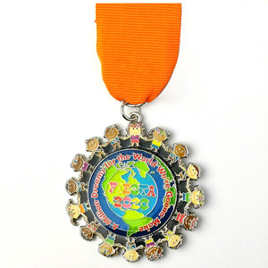 Fabricant de médailles sportives en gros – Conception personnalisée antique et moderne – Médaille <span class=keywords><strong>d</strong></span>'<span class=keywords><strong>honneur</strong></span> en métal émaillé souple – Broche et badge - Product Image 2