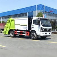 Camion compacteur Dongfeng Furuka 185HP, carrosserie scellée en acier Q345 pour l'élimination des déchets urbains