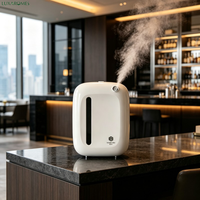 Diffuseur d'arômes LUXAROMES G501 500 mètres cubes pour la maison, le bureau, le spa, l'hôtel, application intelligente, sans eau, 400 ml, 900 m3, 1,6 g/h, montage mural, IoT