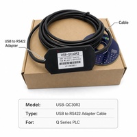 Cable Adaptador USB a RS422 USB-QC30R2 para Comunicación PLC, Automatización Industrial