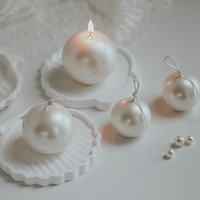 Bougie parfumée artisanale en cire de soja, perle créative de luxe, vente en gros, souvenirs, cadeaux, mariage, fête, décoration intérieure, bougie parfumée en perle