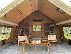 4*<span class=keywords><strong>6</strong></span> Grande Fête <span class=keywords><strong>de</strong></span> Famille Pas Cher Extérieur Double Maison Préfabriquée <span class=keywords><strong>Gonflable</strong></span> Camping Plage Ombre Pliable <span class=keywords><strong>Tente</strong></span> 3.6x4.8m <span class=keywords><strong>Toile</strong></span> - Product Image 5