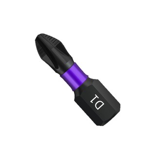 Guest Quality Impact Screwdriver Bit 25mm 1 Inch Ph2 1/4 Hex Shank Black Oxide S2 Steel - Product Image 3
