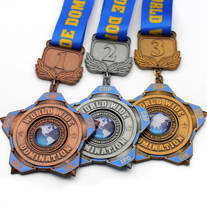 Regalo feliz Logotipo grabado personalizado de fábrica Diseño 3D Deporte Metal Taekwondo Maratón Medallas Trofeos Moda antigua Cruz Anime - Product Image 6
