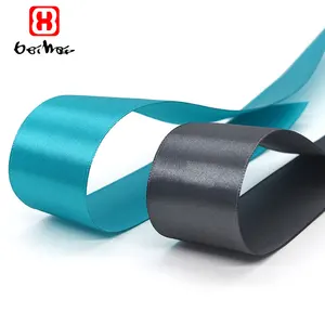 Polyester Satin Ribbon Factory Wholesale Gift Stocked 100% Polyester 38 Mm Single Face Satin Ribbon For Custom Logo And Print Different Patterns Ribb