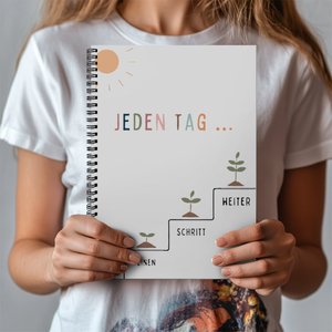 Quaderno a Spirale A5 Personalizzato, Diario per la Salute Mentale, Monitoraggio Emotivo, Consapevolezza di Sé, Gestione della Salute, Apprezzamento Personale - Product Image 2