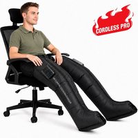 Y07 Meilleur prix, bottes de compression d'air rechargeables, tissu imperméable, 3 modes de massage, masseur de compression des jambes
