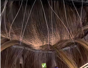 หนังกําพร้าวาดคู่ชิดผมเวอร์จินสลาฟรัสเซียมือผูกไมโครห่วงลูกปัดใหม่อัจฉริยะสิ่งทอต่อผมผมมนุษย์ - Product Image 2