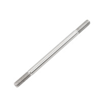 Customized High Strength 8.8 Grade Carbon Steel Metric Threaded Rod Zinc Finish Left/Right Thread Both Ends Extended Stud