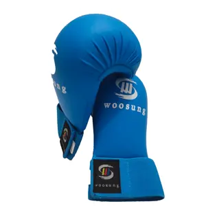 WOOSUNG Leather Sparring Wkf Approved Karate Gloves 20 Pisces Karate Gloves