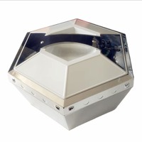 Ensemble élégant de chauffe-plats octogonaux rouge rubis 3 pièces, casseroles isothermes 5L 6L 7L en acier inoxydable, pour réceptions