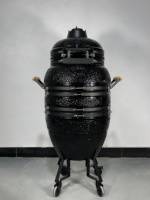 KIMSTONE Nouveau design Four Tandoori à charnière de 21 pouces Pot en argile Tandoori Grill Poulet Fumoir Machine Grill Extérieur Cuisine