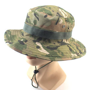 Chapeau seau camouflage pour hommes randonnée en plein air été Protection solaire Panama Style camouflage casquette de pêche - Product Image 2