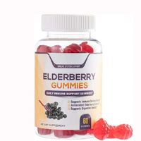 Gummies de Sureau en Gros pour la Nutrition Cérébrale et le Soutien du Système Immunitaire à base de Vitamine C