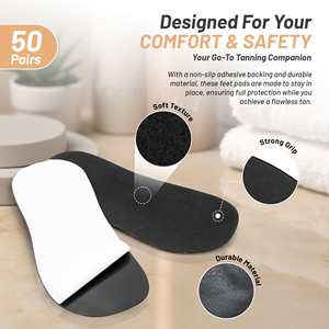 25 Pares de Protectores Desechables Antideslizantes para Pies, para Bronceado en Aerosol, Accesorios para Bronceado sin Sol, Zapatos de Playa - Product Image 3