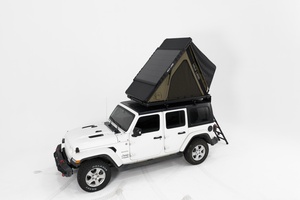 Tente de toit triangulaire légère et compacte pour <span class=keywords><strong>camping</strong></span> en voiture et voyages - Product Image 4