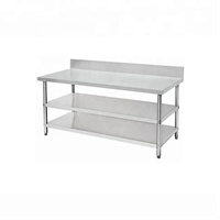 Table de tri modulaire extensible en acier inoxydable 201/304 Shandong Guanbai pour cuisine de restaurant avec revêtement autonettoyant