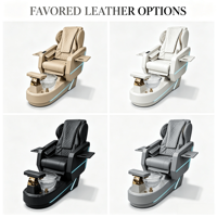 Fauteuil de pédicure pour salon de beauté, chaise de spa pour pédicure, technologie de brumisation de luxe, fauteuils de pédicure pour hommes avec massage à vendre