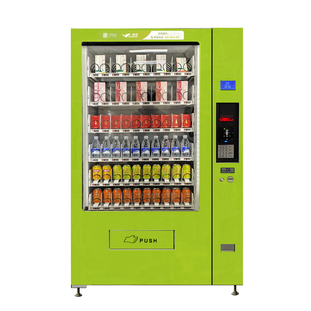 Certified Maquina Expendedora De Snacks Y Bebidas  Energy Drinks Vending Machine