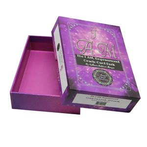 WJPC-gran oferta de tarjetas de oráculo con borde dorado personalizado, tarjetas de <span class=keywords><strong>Tarot</strong></span> doradas, Impresión de cubierta con cajas - Product Image 1