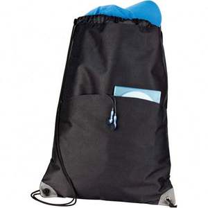 210D Polyester <b>Drawstring</b> <b>Backpack</b> Bags with Customized logo Printing - Product Image 2