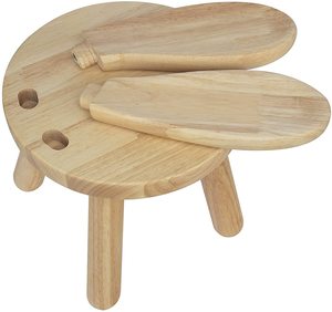 Cute <b>Kids</b> Chair Rabbit Ear Shaped Hardwood <b>Wooden</b> Toddler Classroom Solid Wood Chairs - Product Image 3