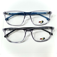 Montures de lunettes carrées unisexes en acétate, à monture complète, couleurs assorties, de haute qualité, livraison rapide