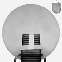 Grand fond vert chromakey portable de 75 cm pour webcam, idéal pour les vidéos et les séances photo
