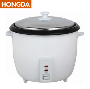 Olla <span class=keywords><strong>Arrocera</strong></span> Eléctrica de Acero Inoxidable de 5 <span class=keywords><strong>Litros</strong></span> con Olla Antiadherente de Aluminio para Uso Doméstico, Incluye Taza Medidora y Paleta - Product Image 1