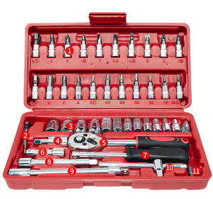 Juego de <span class=keywords><strong>herramientas</strong></span> de reparación de automóviles, combinación de Llave de trinquete, <span class=keywords><strong>caja</strong></span> de <span class=keywords><strong>herramientas</strong></span> de reparación de automóviles - Product Image 2