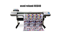 Impresora de Inyección de Tinta Automática Eco-Solvente Roland RE640 de 1.6m, Plotter Usado, Impresión de Etiquetas en Material Flexible CMYK, Cabezal de Impresión DX7