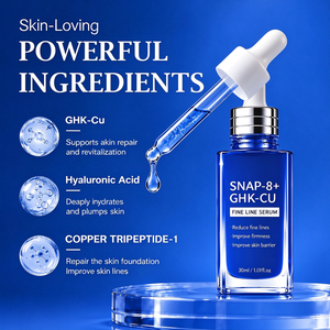 เซรั่ม SNAP 8 GHK CU Fine Line ผสมคอปเปอร์ไตรเปปไทด์ 1 โซเดียมไฮยาลูโรเนต ช่วยเติมความชุ่มชื้น ลดเลือนริ้วรอย บำรุงผิว - Product Image 2