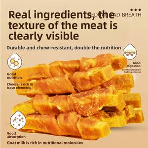 Fabrika doğrudan köpek aperatifler tavuk ördek et sarsıntılı sarılmış peynir sopa Pet gıda köpek çiğnemek küçük köpekler yüksek protein - Product Image 3