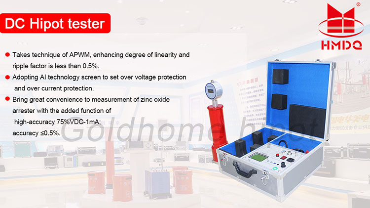 Bộ Kiểm Tra HV Máy Phát Điện Áp Cao DC 60kV/120kV/200kV/300kV Bộ Kiểm Tra Hipot DC 2mA/5mA/10mA