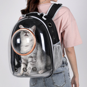 Grande capacité Portable espace Capsule <span class=keywords><strong>chat</strong></span> <span class=keywords><strong>sac</strong></span> à dos bouton fermeture solide chien sortie transportant lapin boîte sortant <span class=keywords><strong>chat</strong></span> <span class=keywords><strong>sac</strong></span> - Product Image 4