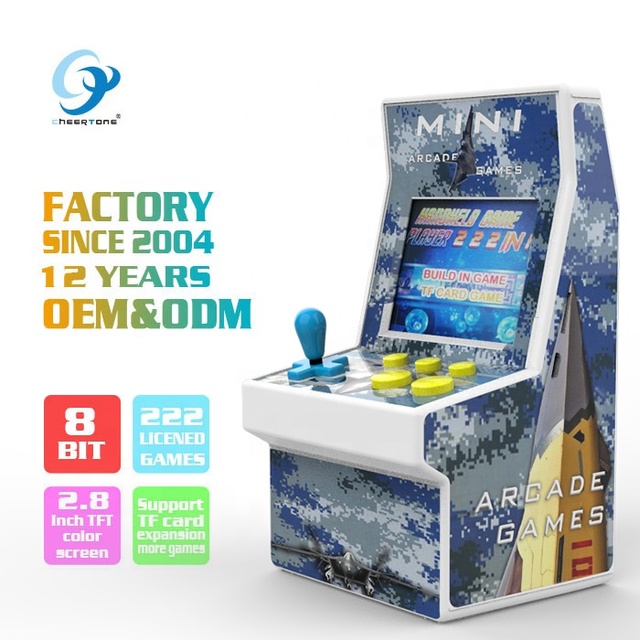 Wholesale 8bit Mini Arcade Handheld Gaming Console CT882T